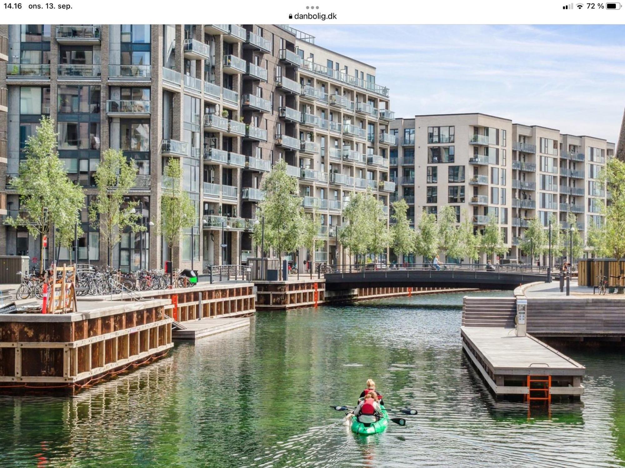 Luksuslejlighed Pa 7 Sal Med Elevator, Vestvendt Altan Og Udsigt Over Havn Og By Lejlighed