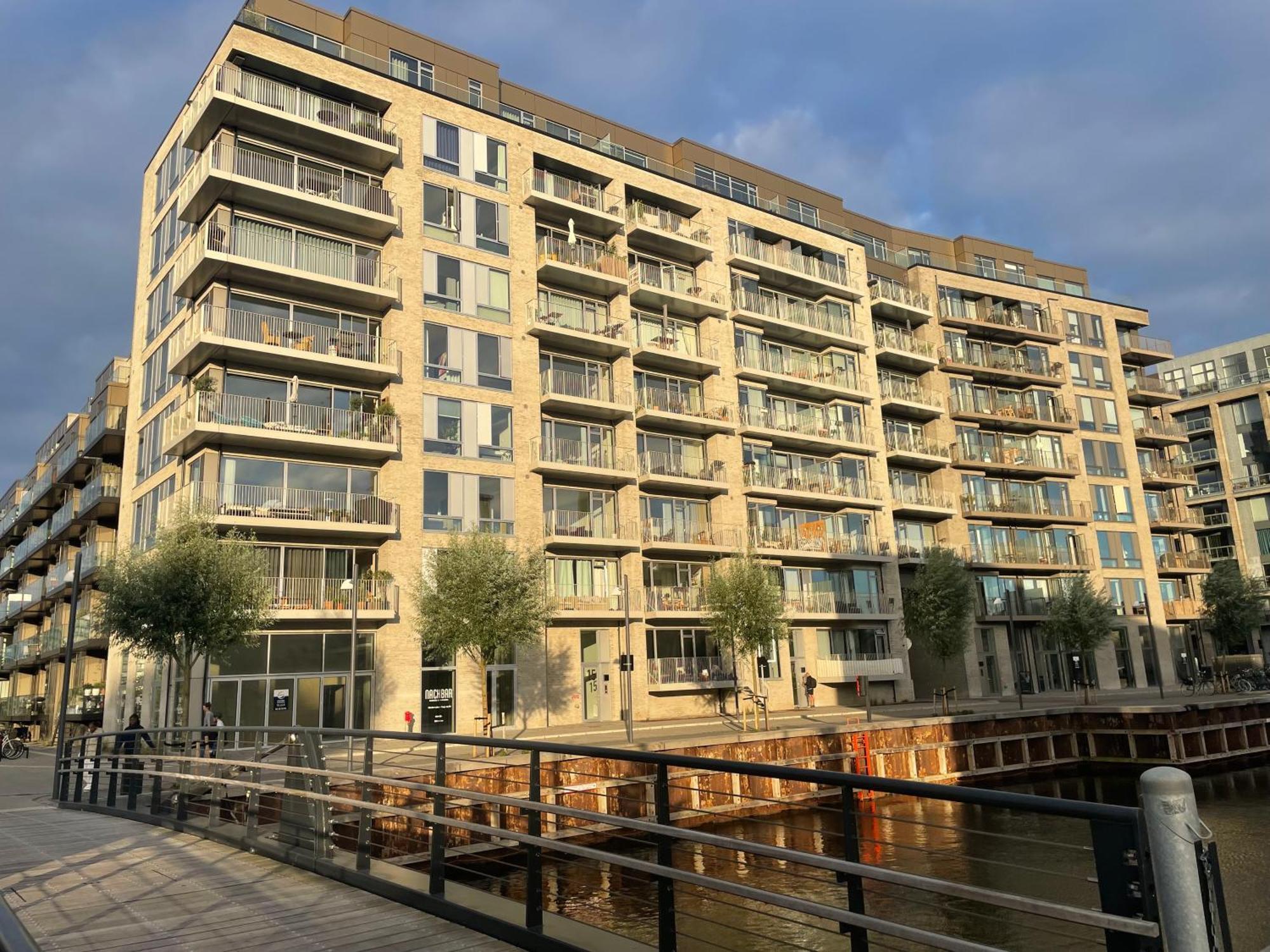 Lejlighed Luksuslejlighed Pa 7 Sal Med Elevator, Vestvendt Altan Og Udsigt Over Havn Og By København